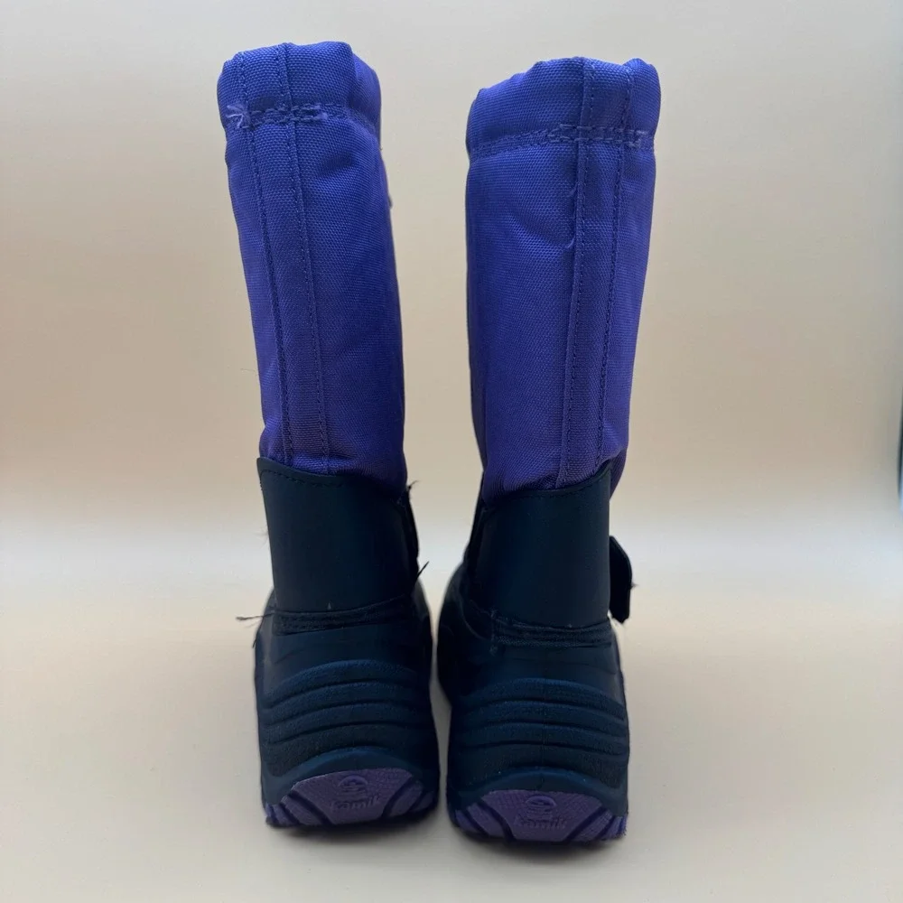 Kamik Kids‎ Purple Insulated Waterproof Snow Boots Size 2 (011)